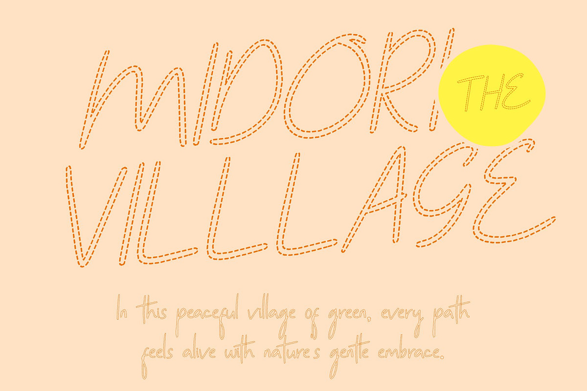CS Michigan Dashed, a Handwritten Font by Craft Supply Co. (Photo 4 of 8)