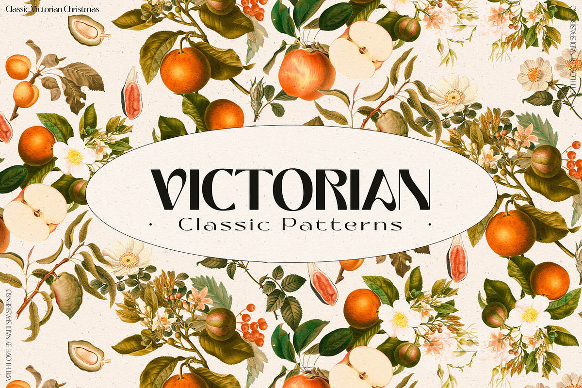 Victorian Classic Christmas Patterns, a Pattern Graphic by nadispasibenko (Photo 13 of 13)