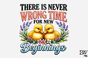 Spring Quote Duckling png, an Illustration by Designworld (Thumbnail 1 of 5)