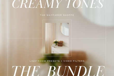 15 Creamy LR Presets + Video Filters, a Preset Add-On by TheWayfarerShoppe