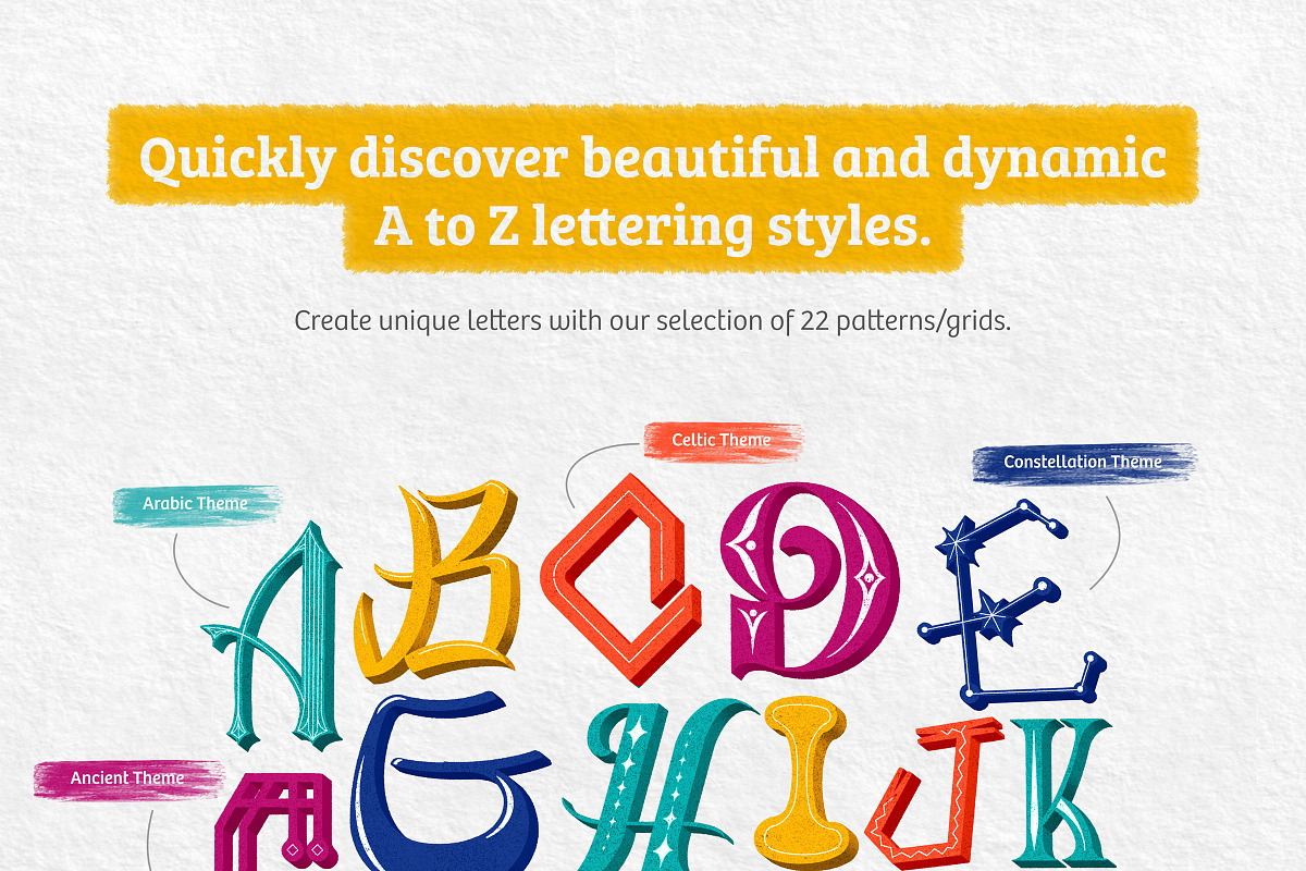 Inspired Lettering Creative Builder, a Brush Add-On by Nico-Ng (Photo 4 of 23)