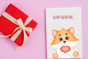 Valentines Day Watercolor Clipart, an Animal Illustration by ekossa_art (Thumbnail 6 of 7)