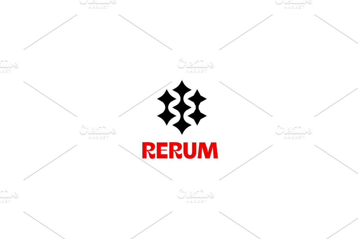 Abstract logo from connected stars, an Illustration by Bureau
