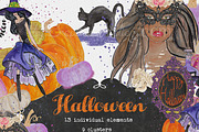 halloween Clip Art, an Illustration by My Creative Atelier (Thumbnail 1 of 3)
