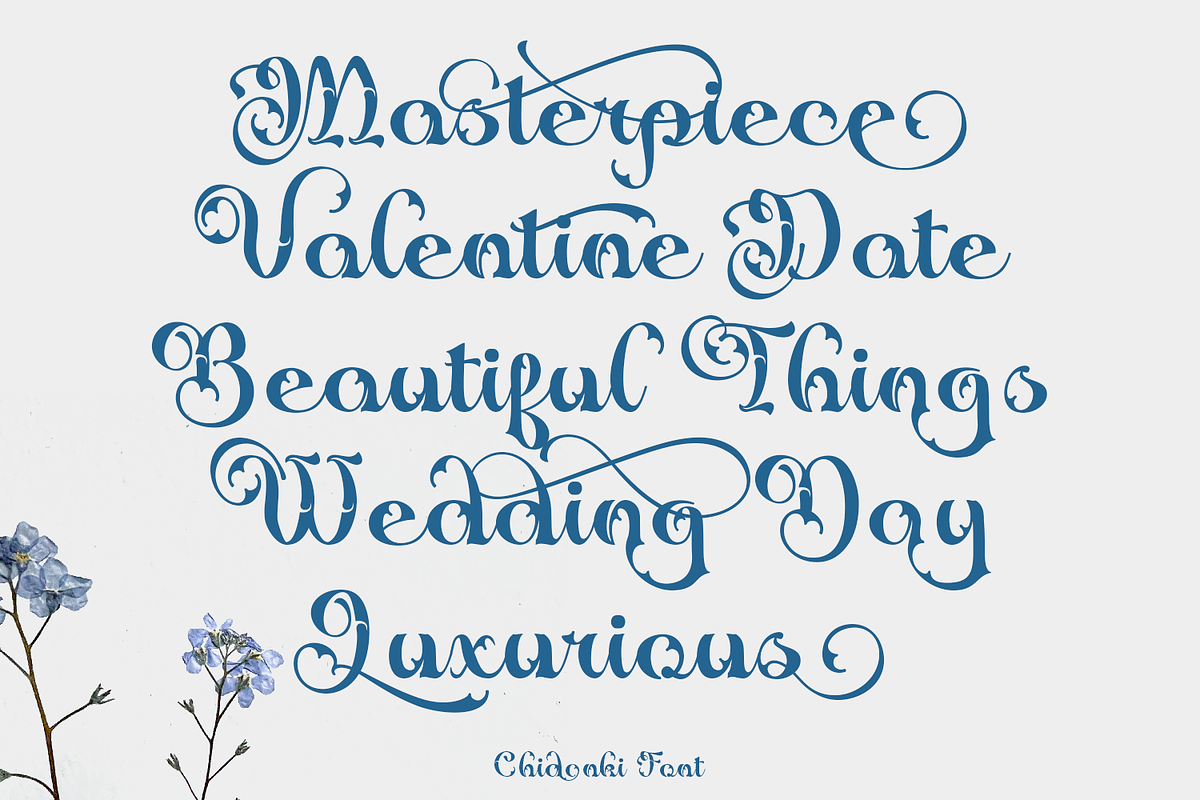 Chidonki Decorative Font, a Blackletter Font by TypeClassHeroes (Photo 7 of 10)