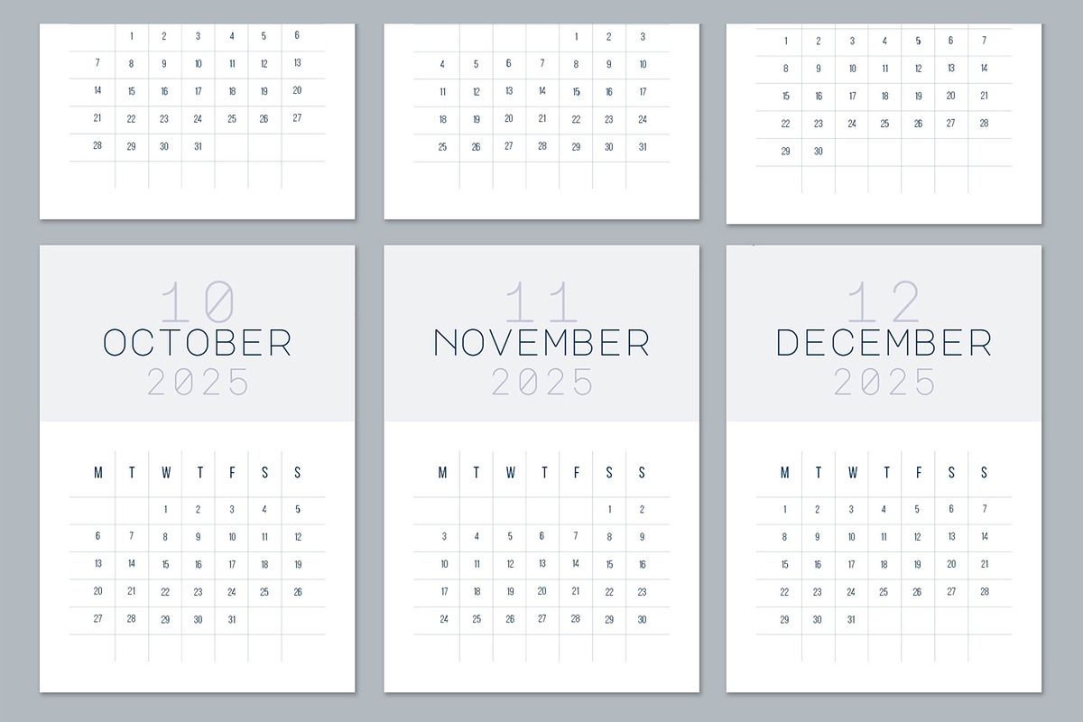 Calendar 2025 Layout preview 5