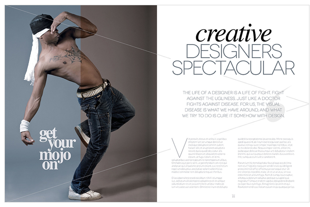 Magazine Template InDesign 13, a Magazine Template by Love Graphic Design (Photo 16 of 20)
