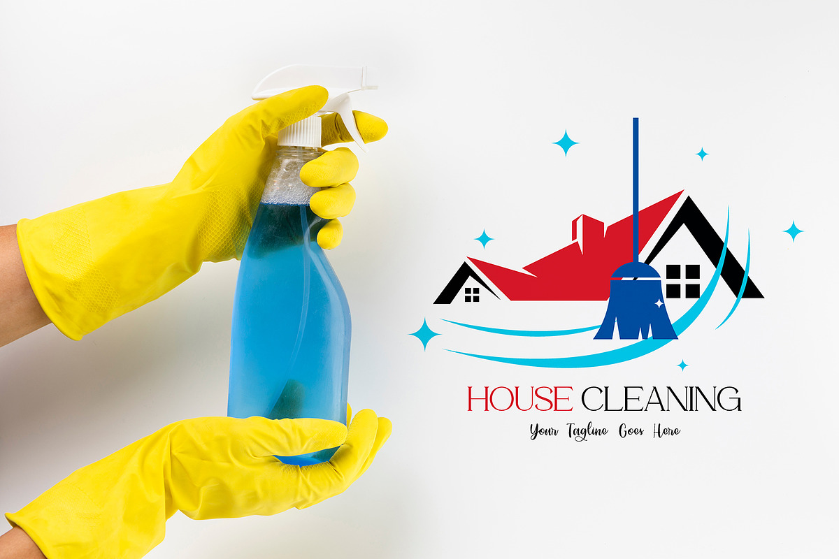 Cleaning Service Logo Collection, a Branding & Logo Template by YUDesignStore (Photo 10 of 12)