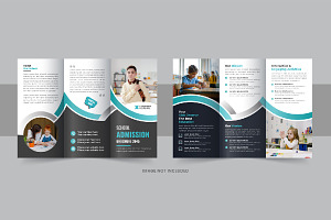 Kids school trifold Brochure design, a Brochure Template by Pavel_design