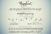 Magnificent, a Script Font by Byuly Ayika (Thumbnail 9 of 10)