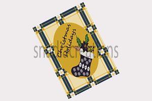 Christmas card, a Card Template by snadiacreations