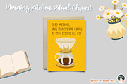 Morning Kitchen Ritual Clipart, an Object Illustration by Cozy Cat Design (Thumbnail 3 of 3)