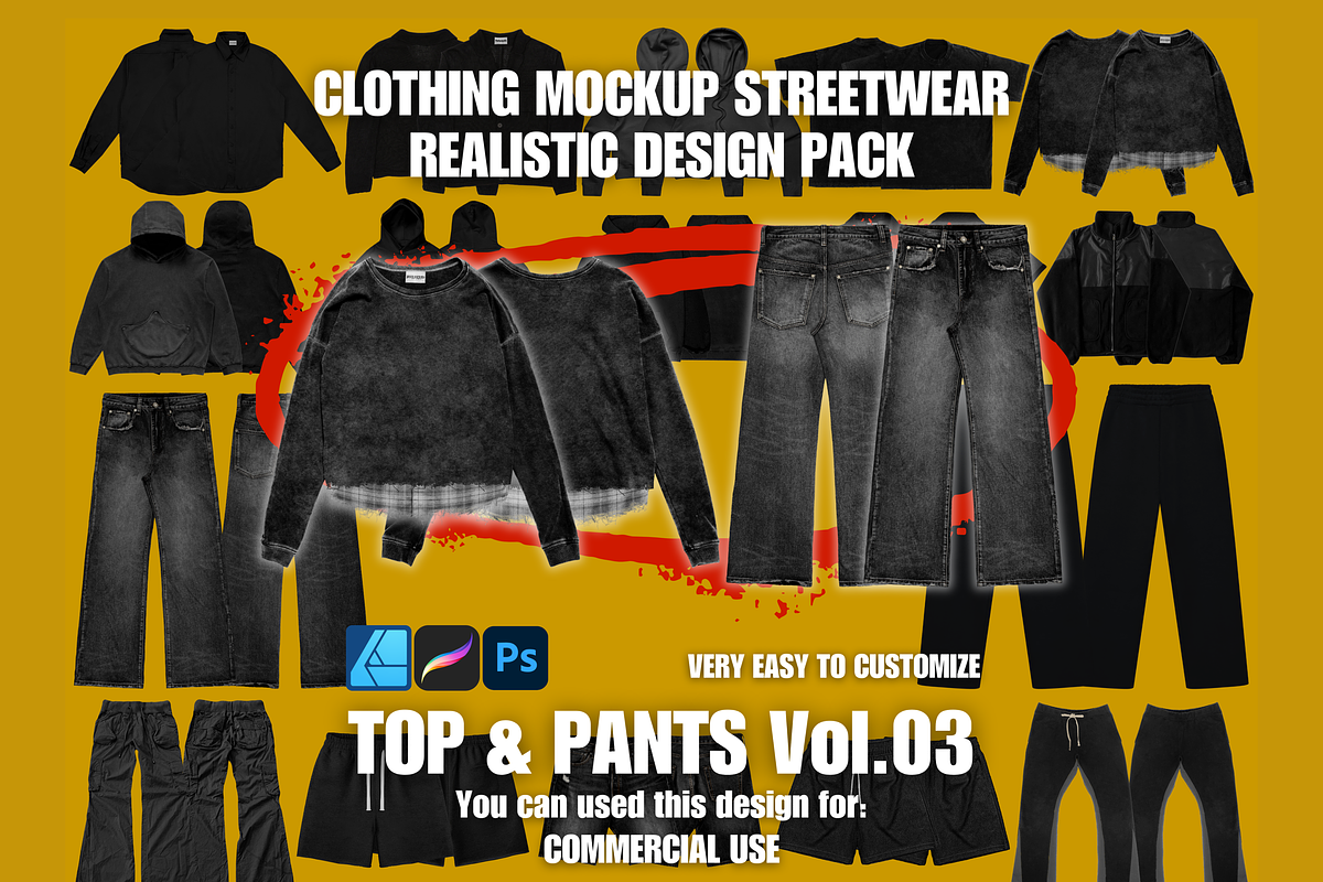 Clothing Mockup Streetwear, a Hoody Mockup by NYCTHOPILIA STUDIO (Photo 1 of 8)