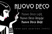 Nuovo Deco, a Font by Ben Burford Fonts (Thumbnail 1 of 8)