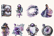 Gothic Western Fashion Clipart, a Person Illustration by BusyDaydesign (Thumbnail 3 of 9)
