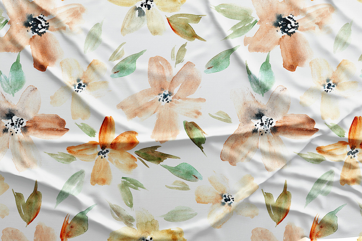 Dolce bloom - seamless pattern, a Pattern Graphic by Katerina Tova (Photo 4 of 13)