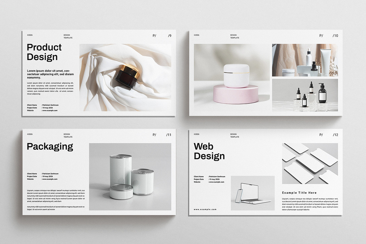 Design Portfolio Presentation, a Presentation Template by E-Type (Photo 4 of 5)