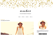 Feminine Gold WordPress Theme, a WordPress Template by BD Web Studio (Thumbnail 2 of 3)
