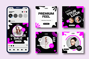 Fashion Social Media Template Design, a Social Media Template by MightyDesign (Thumbnail 2 of 8)