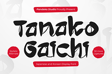 Tanako Gaichi - Japanese Korean Font