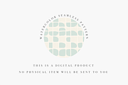 Mint Geometric Seamless Pattern PNG, a Pattern Graphic by Pati Charm Studio (Thumbnail 4 of 7)