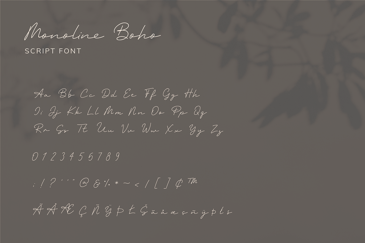 Tranquilo Boho | Font Duo, a Script Font by Vanem Studio (Photo 13 of 14)