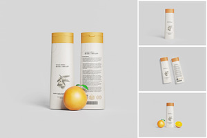 Shampoo Bottle Mockup, a Packaging Mockup by MrLetters