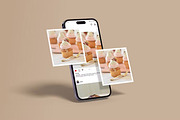Social Media Mockup Set, an iPhone Mockup by PaperMoon (Thumbnail 2 of 5)