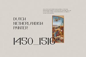 Bosch Display Font