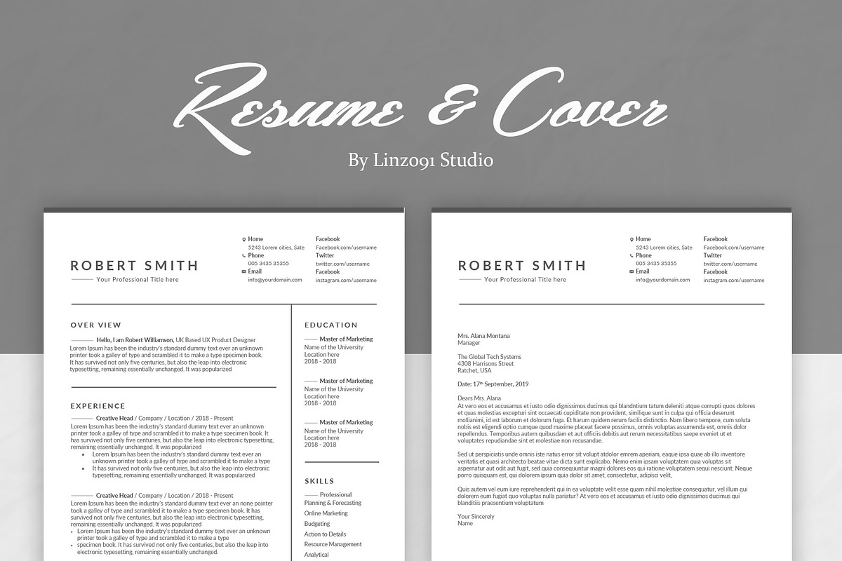 Resume & CV, a Resume Template by paulresume (Photo 3 of 5)