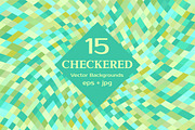 CHECKERED Vector Backgrounds, a Texture Graphic by ekaart (Thumbnail 5 of 7)