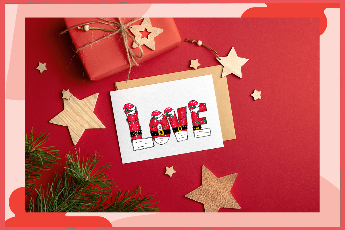 Santa cute-PNG fonts, a Symbol Font by It me digital art (Photo 6 of 7)