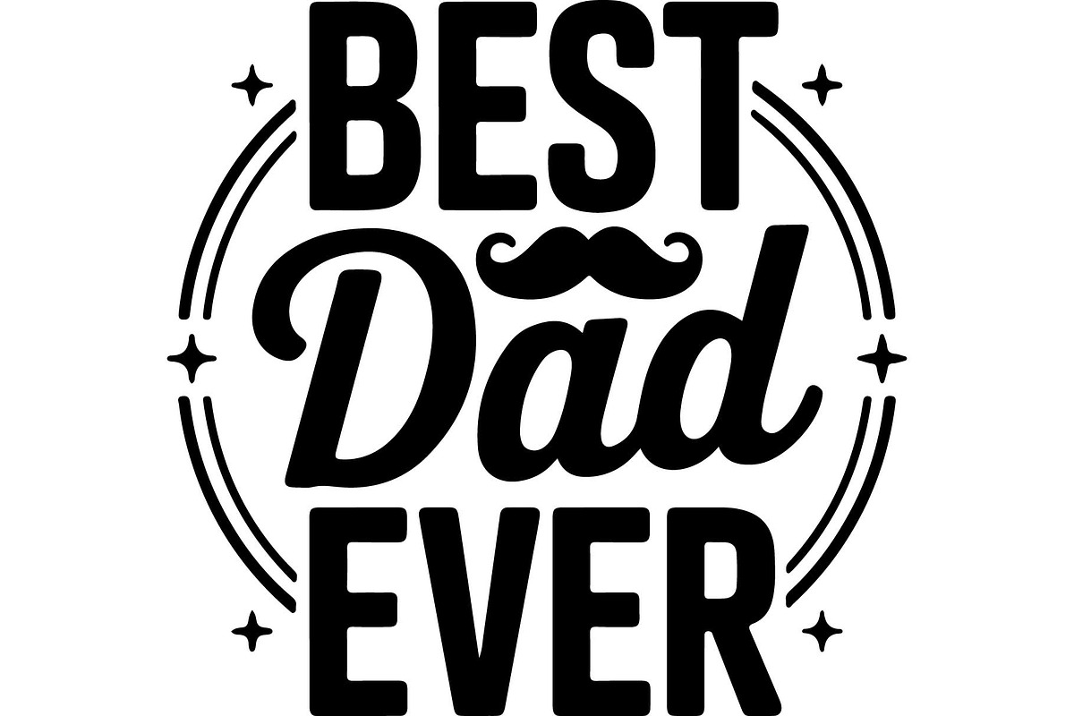 Best Dad Ever T-Shirt Bundle, an Object Graphic by jahid234 (Photo 6 of 13)