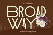 Broadway, a Sans Serif Font by JumboDesign (Thumbnail 1 of 5)