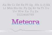 Meteora ©, a Slab Serif Font by Herofonts (Thumbnail 2 of 4)