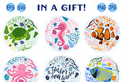 Underwater World Pattern, a Pattern Graphic by Michiru13 (Thumbnail 15 of 19)
