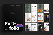 Graphic Design Portfolio Layout, a Brochure Template by E-Type (Thumbnail 1 of 7)