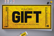 Golden Style Gift Voucher, a Card Template by Tzochko (Thumbnail 1 of 5)