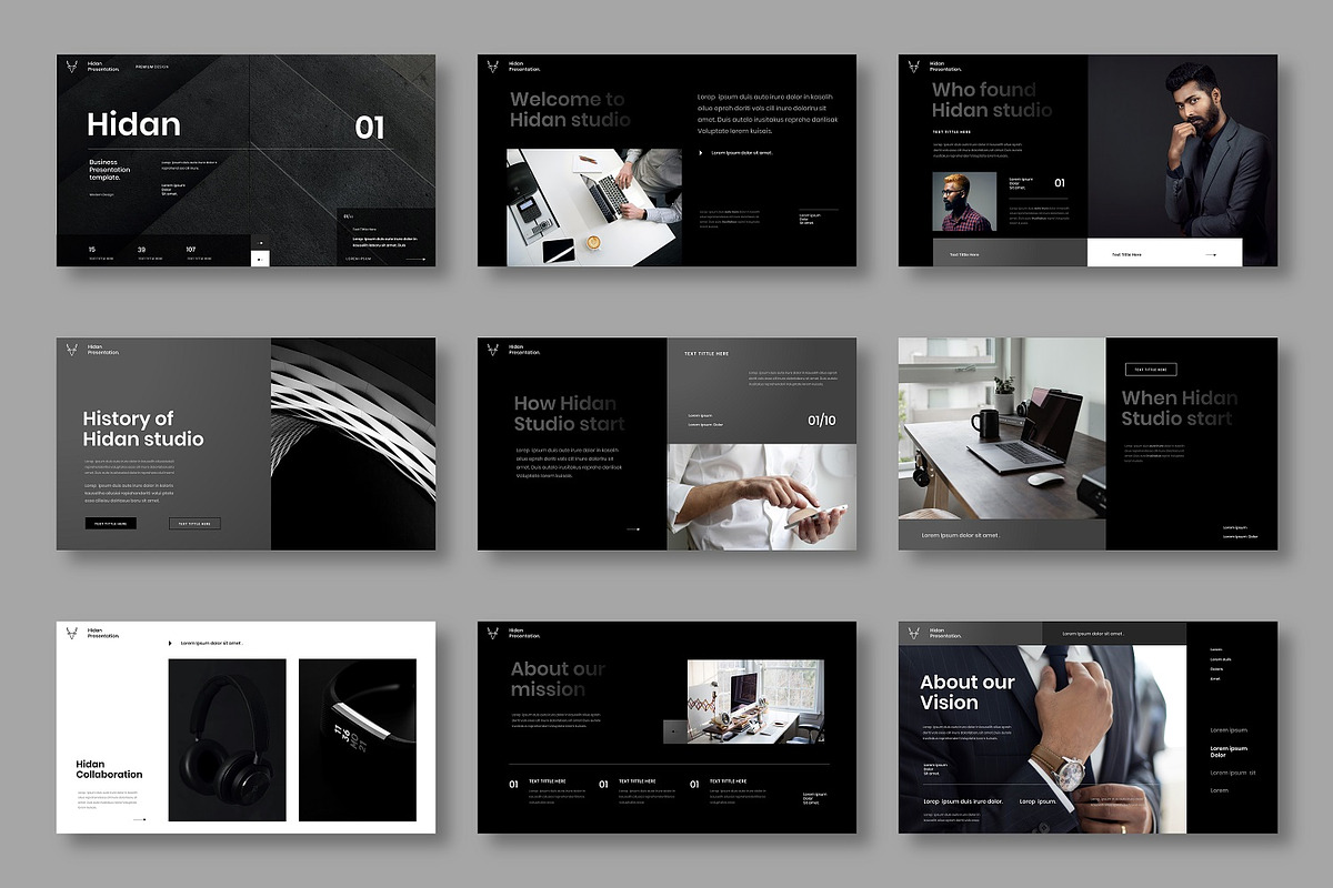 Hidan - Business Google Slide, a Presentation Template by Dens Creative Studio (Photo 2 of 6)
