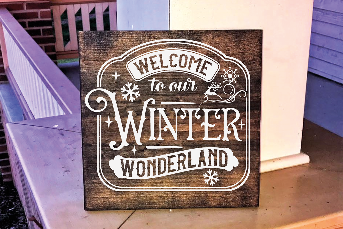 Farmhouse Christmas Signs Bundle, a Seasonal Illustration by Anastasia Feya (Photo 7 of 7)