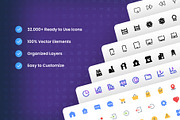 Iconia Pro — 32,000+ Icon in 6 Style, an Icon by Kawalan Studio (Thumbnail 2 of 13)
