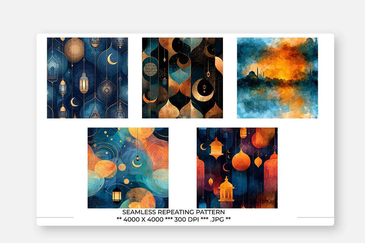 Eid Design Bundle, a Pattern Graphic by karenfoleyphoto (Photo 6 of 6)