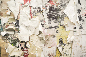 Torn Paper Collage Texture