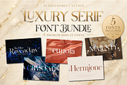 The Luxury Serif Collection-5 Fonts, a Serif Font by NendesKombet Studio (Thumbnail 1 of 7)