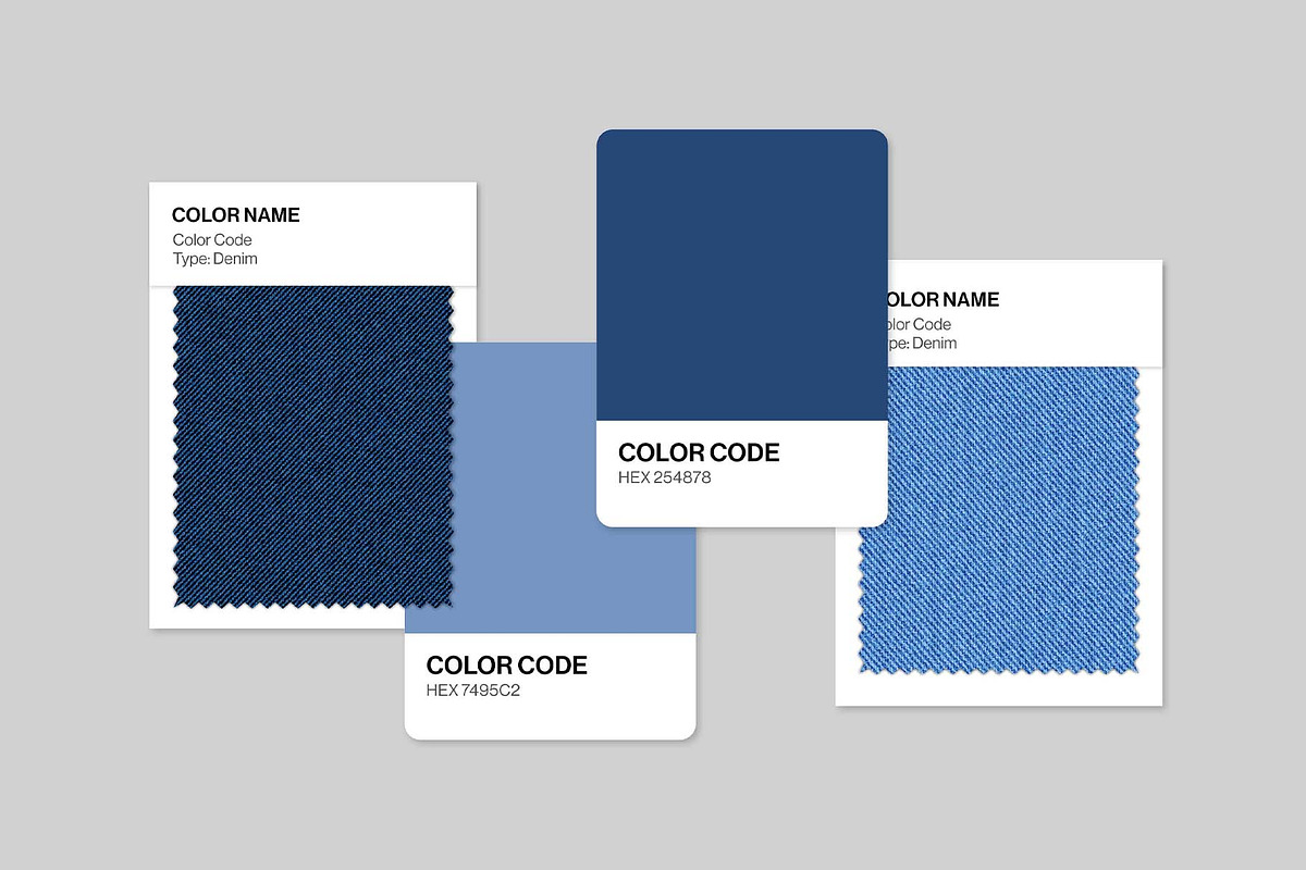 Color Palette Mockup Template, a Branding & Logo Template by ...