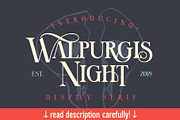 Walpurgis Night, a Serif Font by NREY (Thumbnail 1 of 8)