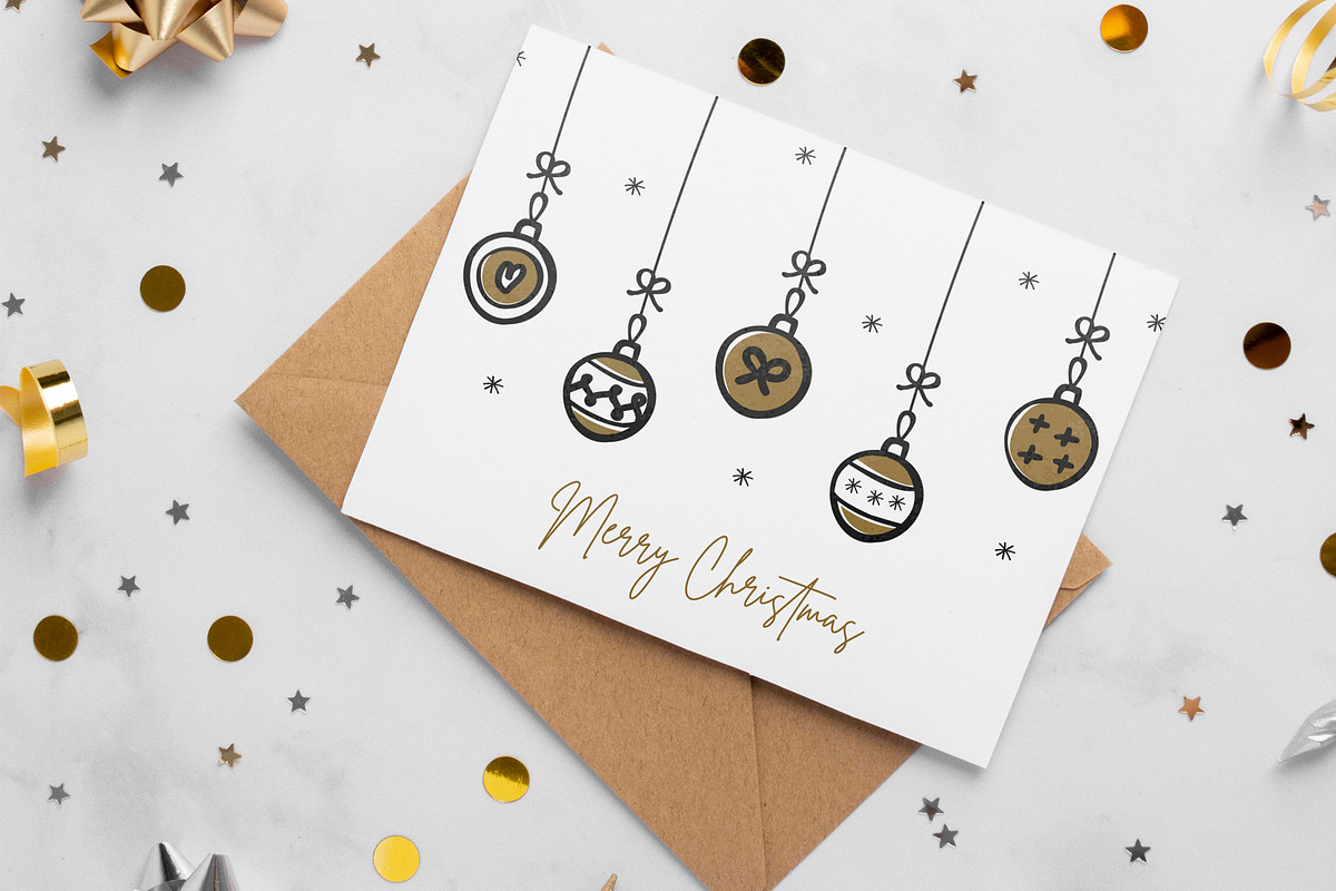 Christmas set of doodles, a Decorative Illustration by SmartDesign (Photo 3 of 5)