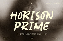 Horison Prime Handwritten Brush Font