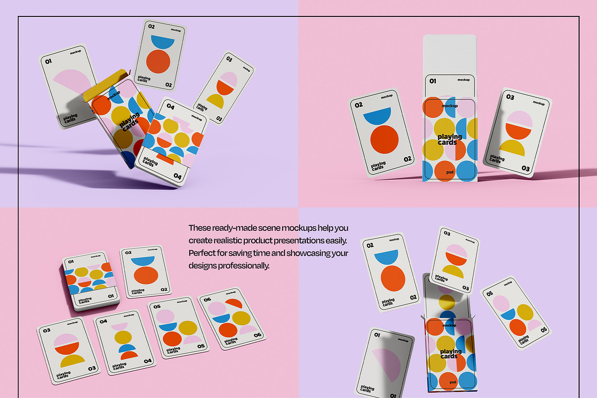 Playing Card Deck Mockup Set, a Packaging Mockup by Mego-studio (Photo 5 of 7)