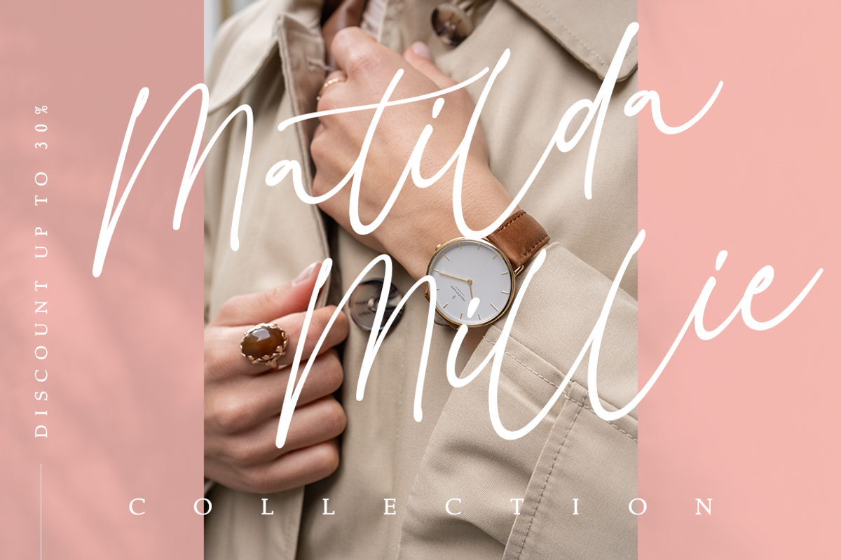Cathyperry - Handwritten Font, a Handwritten Font by Mayofont (Photo 2 of 7)